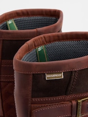Barbour® Brown Beaconsfield Leather Tall Boot - Image 6 of 8