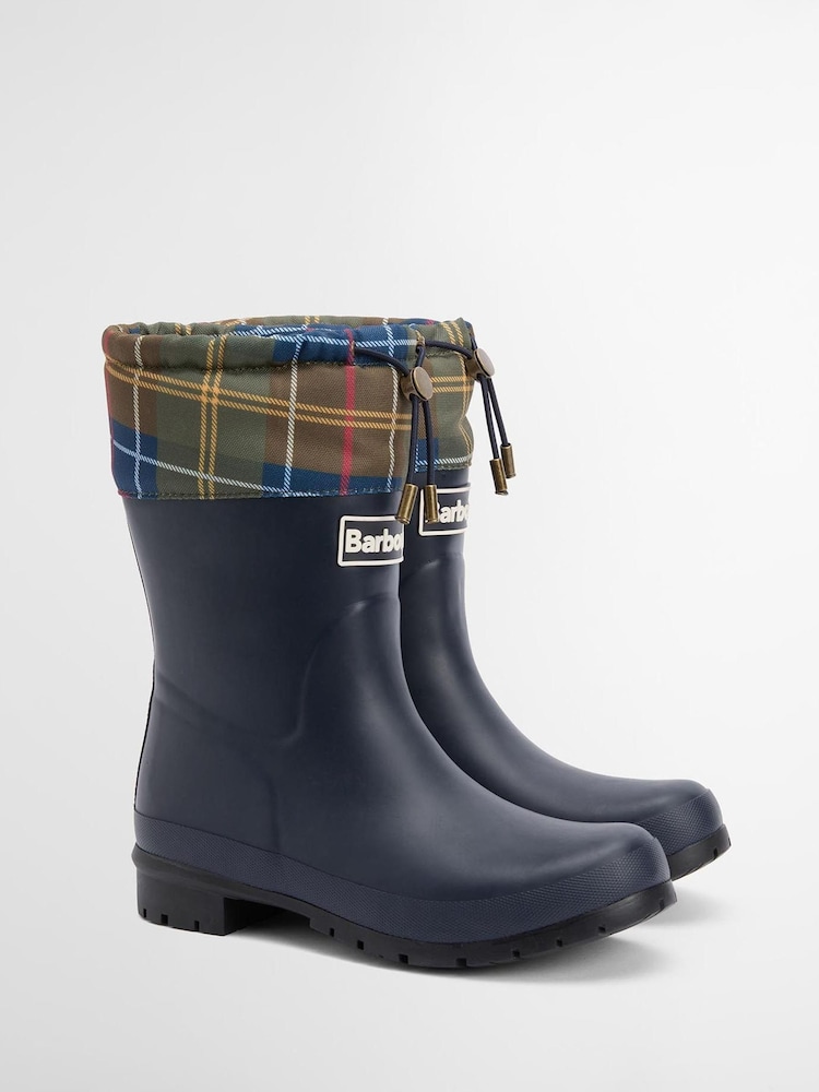 Barbour® Blue Mowbray Mid Wellington Boots - Image 2 of 4