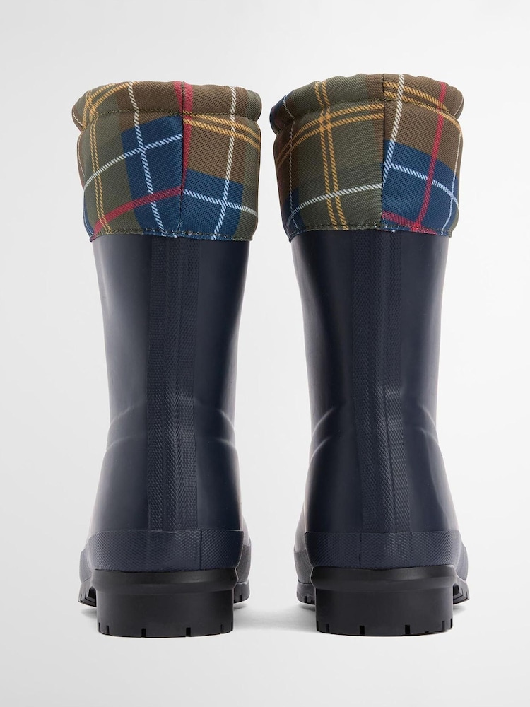 Barbour® Blue Mowbray Mid Wellington Boots - Image 4 of 4