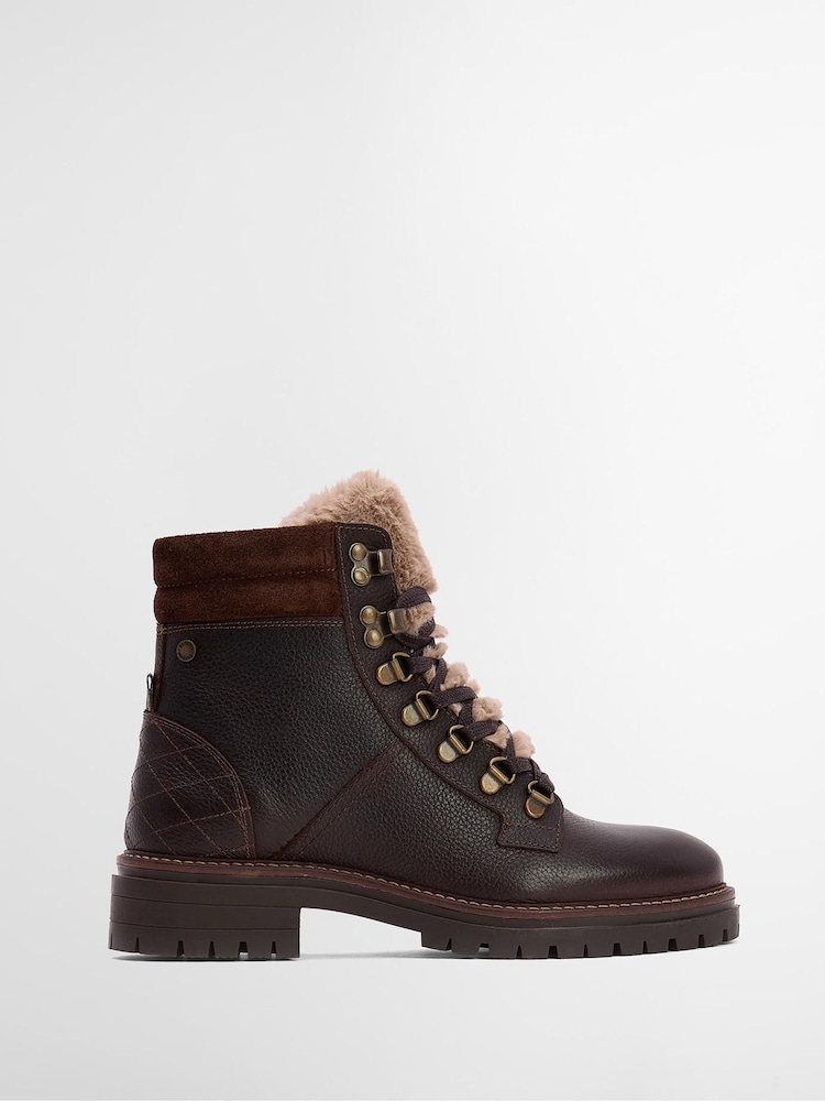 Barbour® Brown Bamburgh Leather Hiker Boot - Image 1 of 7