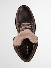 Barbour® Brown Bamburgh Leather Hiker Boot - Image 4 of 7