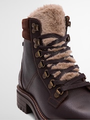 Barbour® Brown Bamburgh Leather Hiker Boot - Image 5 of 7