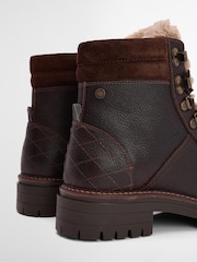 Barbour® Brown Bamburgh Leather Hiker Boot - Image 6 of 7