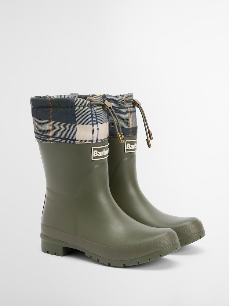 Barbour® Green Mowbray Mid Wellington Boots - Image 2 of 8