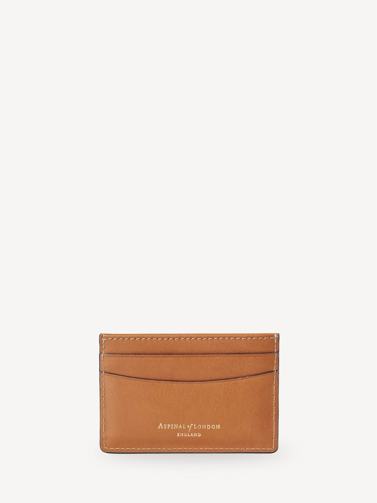 Aspinal of London Brown Slim Credit Card Case Smooth Leather - Image 2 of 3 Aspinal of London Brown Slim Credit Card Case Smooth Leather - Image 2 of 3