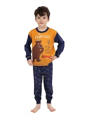 Character Blue The Gruffalo Long Sleeve Pyjamas - Image 1 of 12