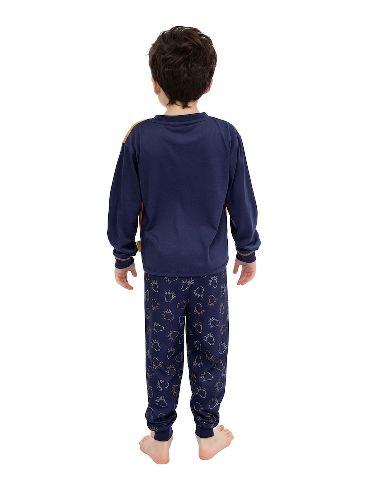Character Blue The Gruffalo Long Sleeve Pyjamas - Image 2 of 12