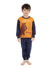 Character Blue The Gruffalo Long Sleeve Pyjamas - Image 3 of 12