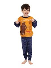 Character Blue The Gruffalo Long Sleeve Pyjamas - Image 4 of 12