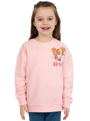 Character Pink PAW Patrol Skye Glitter 100% Cotton Sweatshirt - Image 1 of 10
