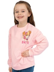 Character Pink PAW Patrol Skye Glitter 100% Cotton Sweatshirt - Image 3 of 10
