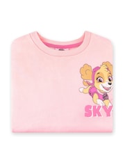 Character Pink PAW Patrol Skye Glitter 100% Cotton Sweatshirt - Image 8 of 10