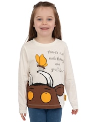 Character Cream The Gruffalo Long Sleeve 100% Cotton T-Shirt - Image 1 of 10