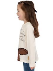 Character Cream The Gruffalo Long Sleeve 100% Cotton T-Shirt - Image 4 of 10
