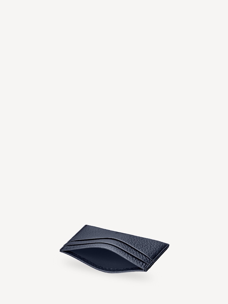 Aspinal of London Blue Slim Credit Card Case Grain Leather - Image 3 of 3 Aspinal of London Blue Slim Credit Card Case Grain Leather - Image 3 of 3