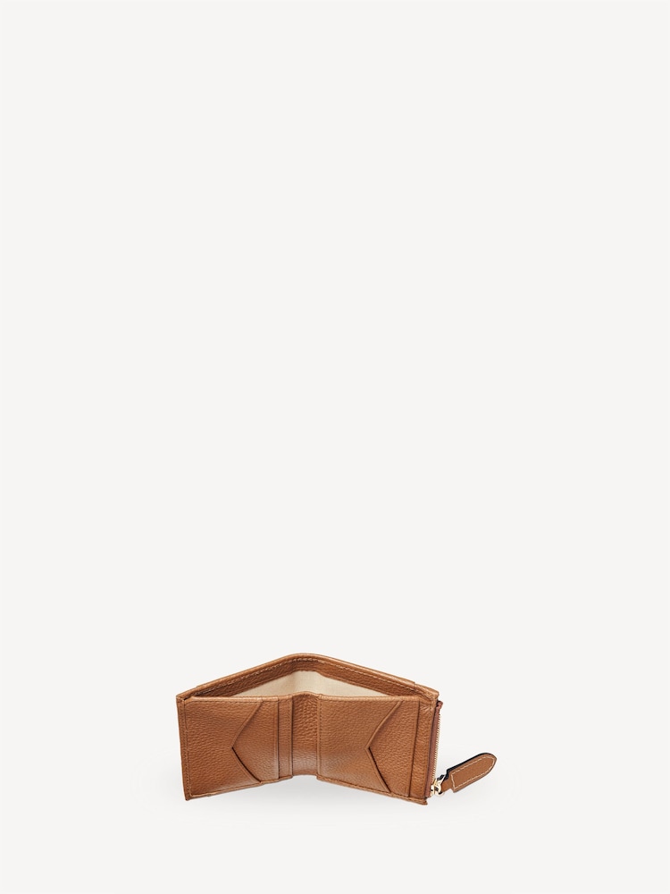 Aspinal of London Brown Hudson Multi-Use Pocket Wallet Pebble Leather - Image 5 of 5 Aspinal of London Brown Hudson Multi-Use Pocket Wallet Pebble Leather - Image 5 of 5