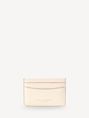 Aspinal of London White Slim Credit Card Case Black Grain leather Wallet - Image 2 of 3