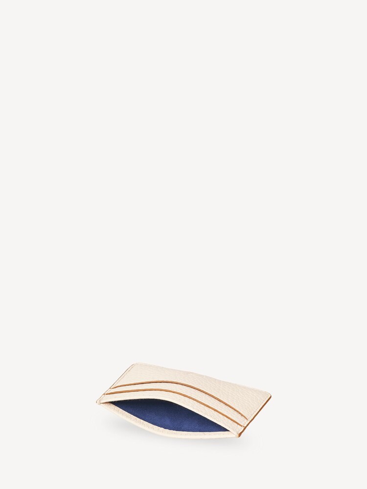 Aspinal of London White Slim Credit Card Case Black Grain leather Wallet - Image 3 of 3