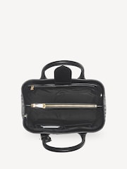 Aspinal of London Black London Tote Midi Weave Leather Bag - Image 7 of 7