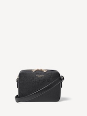 Aspinal of London Black The Camera Pebble Cross-Body Bag - Image 6 of 8