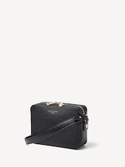 Aspinal of London Black The Camera Pebble Cross-Body Bag - Image 7 of 8