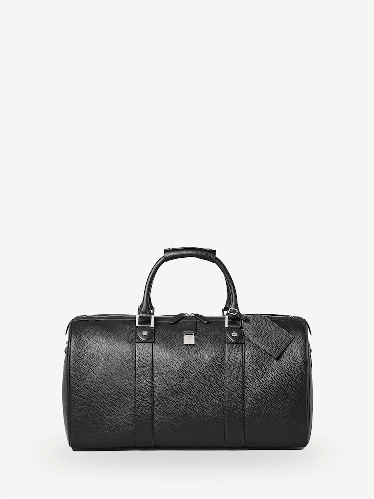 Aspinal of London Black Boston Travel Bag Grain leather - Image 1 of 6
