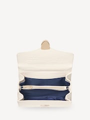Aspinal of London White Mayfair Midi Pnt Croc Leather Bag - Image 7 of 9