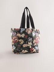 Floral Print Tapestry Shoulder Bag - Image 3 of 5