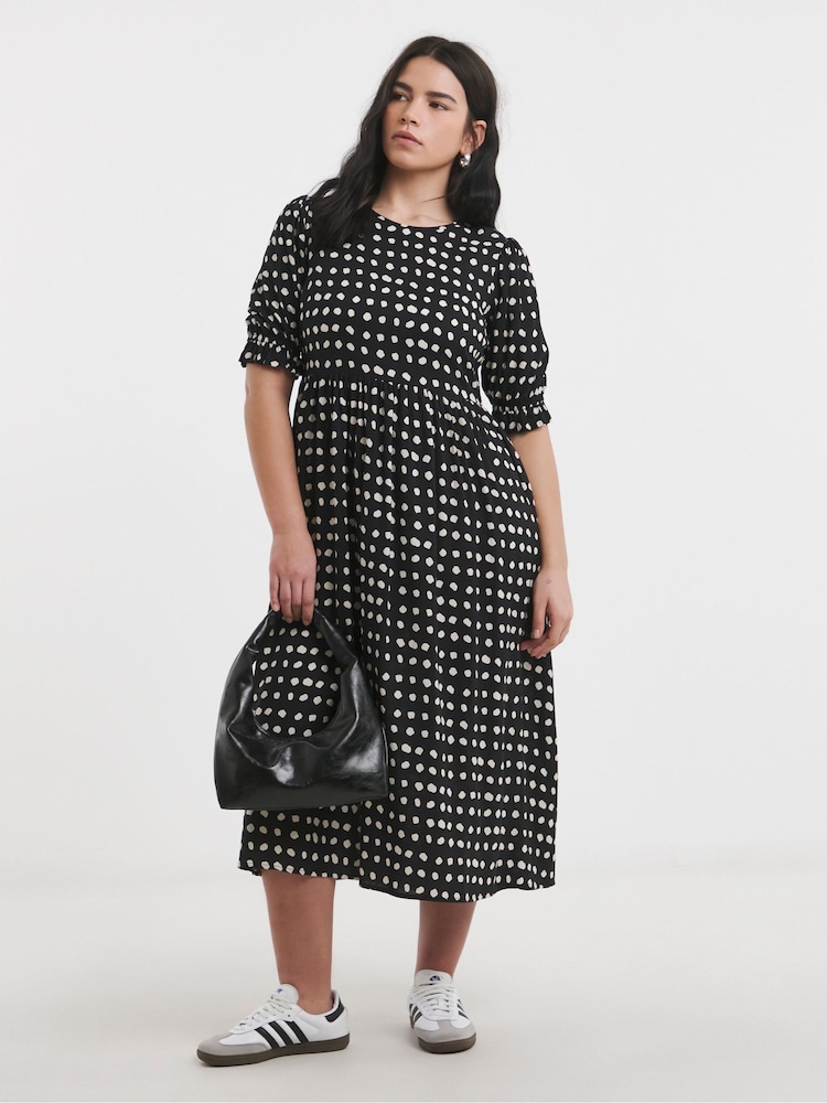 Simply Be Print Midi Dress with Pocket - Bild 1 von 4