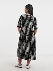 Simply Be Print Midi Dress with Pocket - Bild 2 von 4