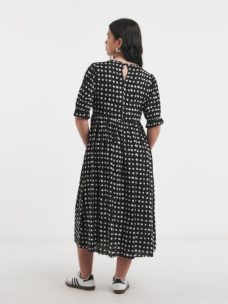 Simply Be Print Midi Dress with Pocket - Bild 2 von 4
