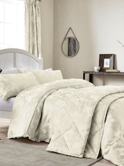 Sanderson Ivory Ashbee Duvet Cover and Pillowcase Set - Image 1 of 2