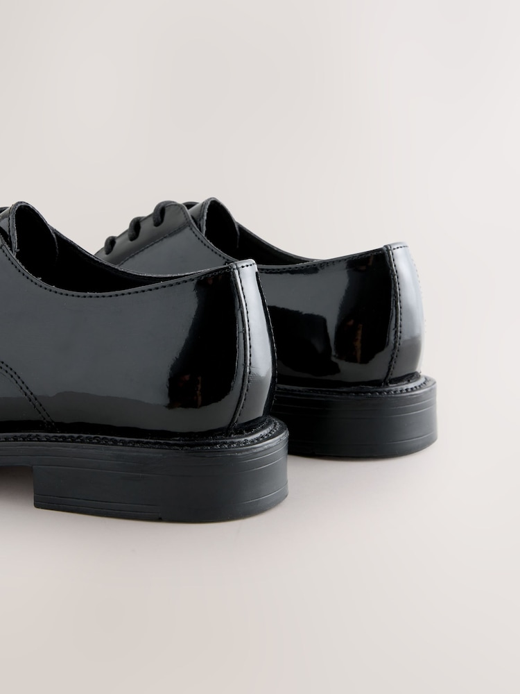 Black Patent Derby Shoes - Image 5 of 5