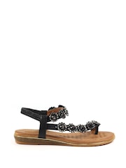 Lunar Charlotte II Black Sandals - Image 3 of 8