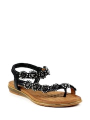 Lunar Charlotte II Black Sandals - Image 4 of 8