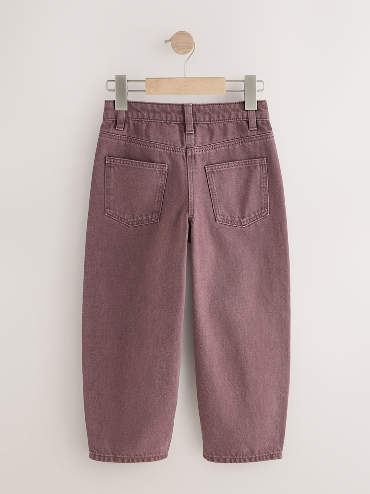Chocolate Brown Barrel Jeans (3-16yrs) - Image 2 of 5 Chocolate Brown Barrel Jeans (3-16yrs) - Image 2 of 5