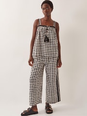 Monsoon Black Geometric Print Geena Cami Top - Image 5 of 5
