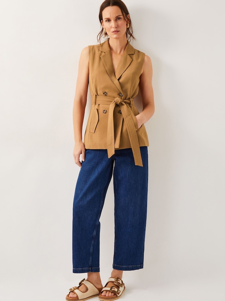 Monsoon Nina Double Breasted Waistcoat - Image 3 of 5