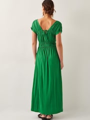 Monsoon Green Jennifer Jersey Maxi Dress - Image 3 of 4