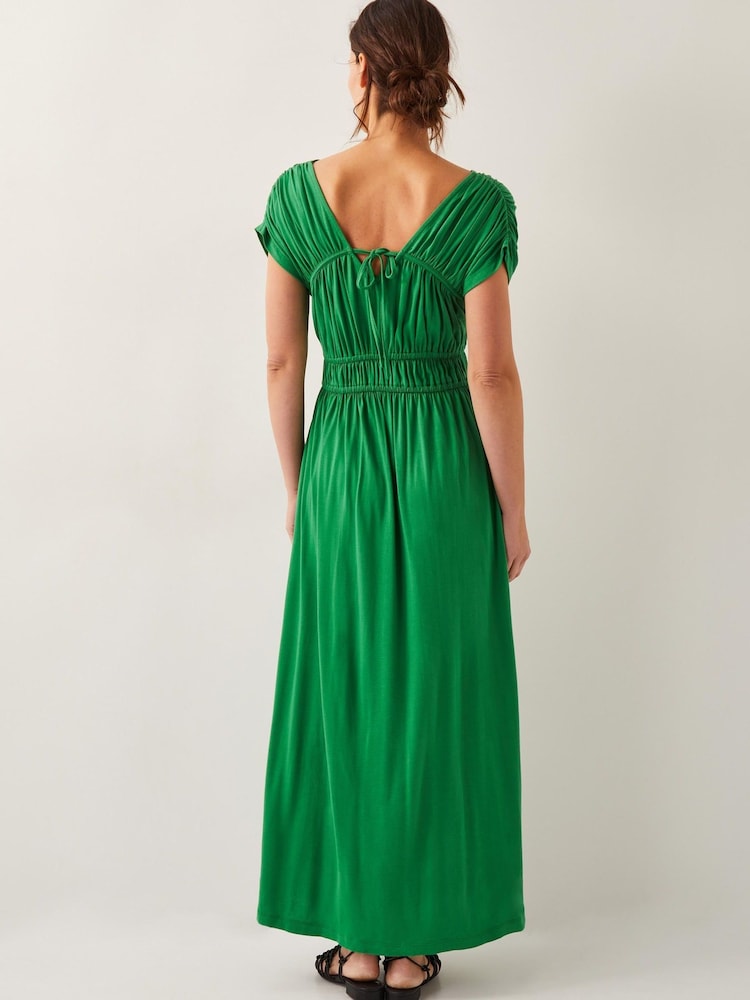 Monsoon Green Jennifer Jersey Maxi Dress - Image 3 of 4