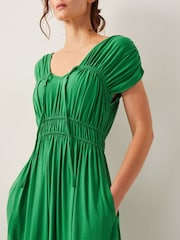 Monsoon Green Jennifer Jersey Maxi Dress - Image 4 of 4