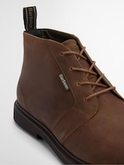 Barbour® Tan Brown Meays Leather Chukka Boot - Image 5 of 7