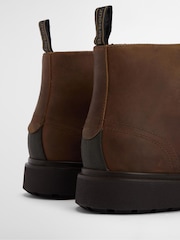 Barbour® Tan Brown Meays Leather Chukka Boot - Image 6 of 7