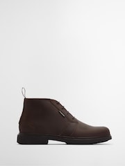 Barbour® Dark Brown Meays Leather Chukka Boot - Image 1 of 7