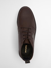 Barbour® Dark Brown Meays Leather Chukka Boot - Image 4 of 7
