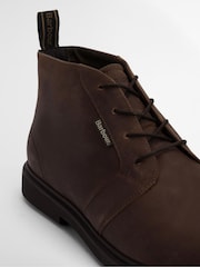 Barbour® Dark Brown Meays Leather Chukka Boot - Image 7 of 7
