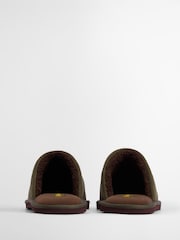 Barbour® Green Tartan Everitt Slippers - Image 3 of 7