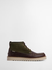 Barbour® Green Hadston Leather Chukka Boot - Image 1 of 10