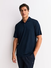 Navy Blå - Active Golf Mesh Training Polotröjor - Bild 1 av 8