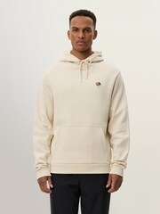 Les Deux Natural Felipe Patch Hoodie - Image 2 of 7